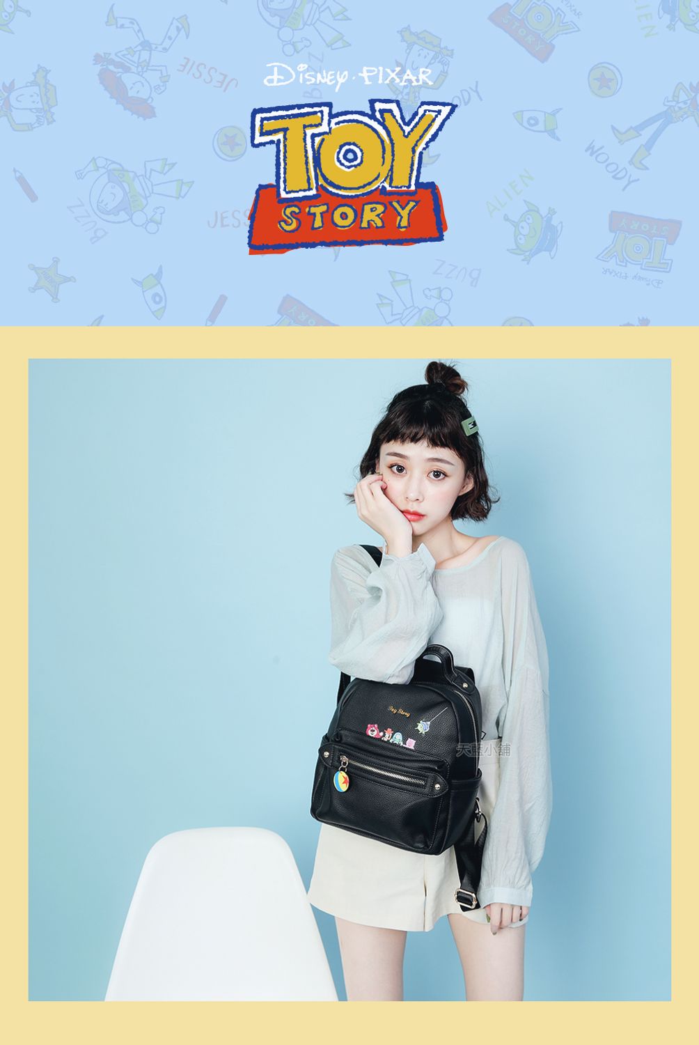ディズニー 台湾限定 トイストーリー 巾着 ショルダーバッグ Disney バックパック リュック Buyma