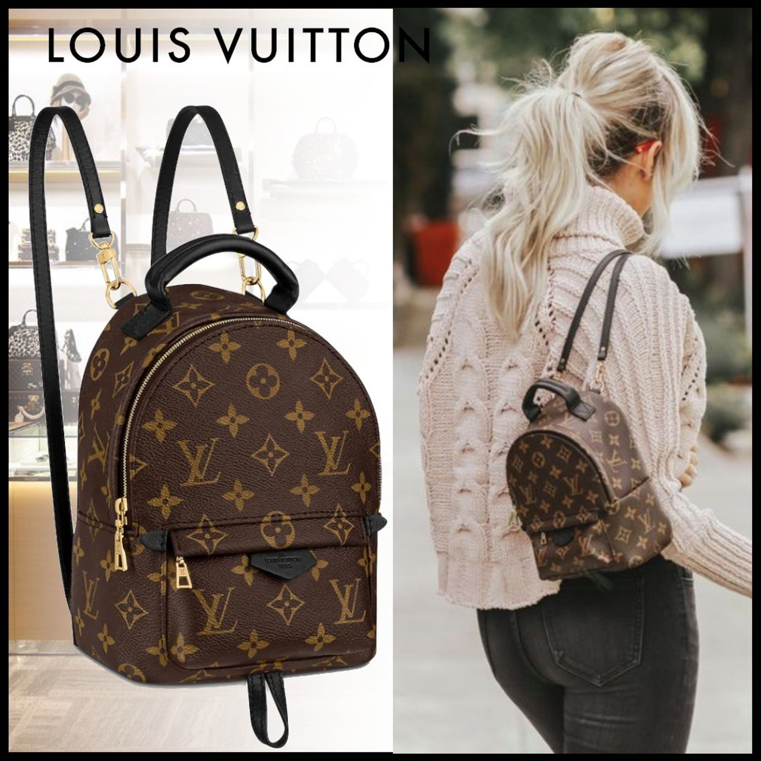 可愛いミニリュック Lv パームスプリングス バックパック 3way Louis Vuitton バックパック リュック M Buyma