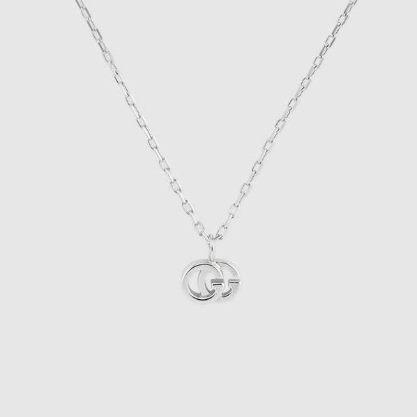 GUCCI GGランニング ホワイトゴールド ネックレス 直営店買付 (GUCCI