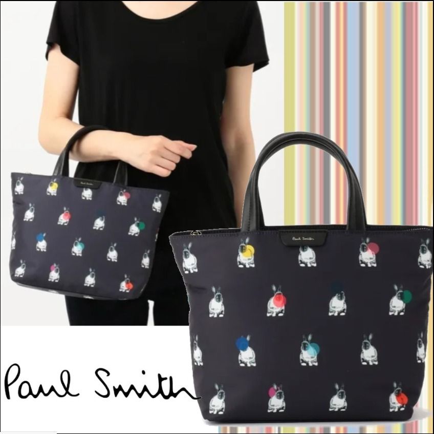 国内即発☆PaulSmith】ラビットポルカドット トートバッグ S (Paul ...