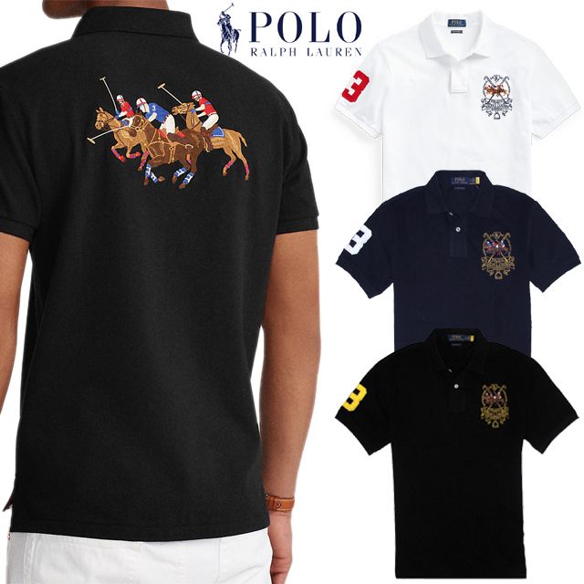 Ralph Lauren ラルフローレントリプル ポニー & No.3 ポロシャツ ...