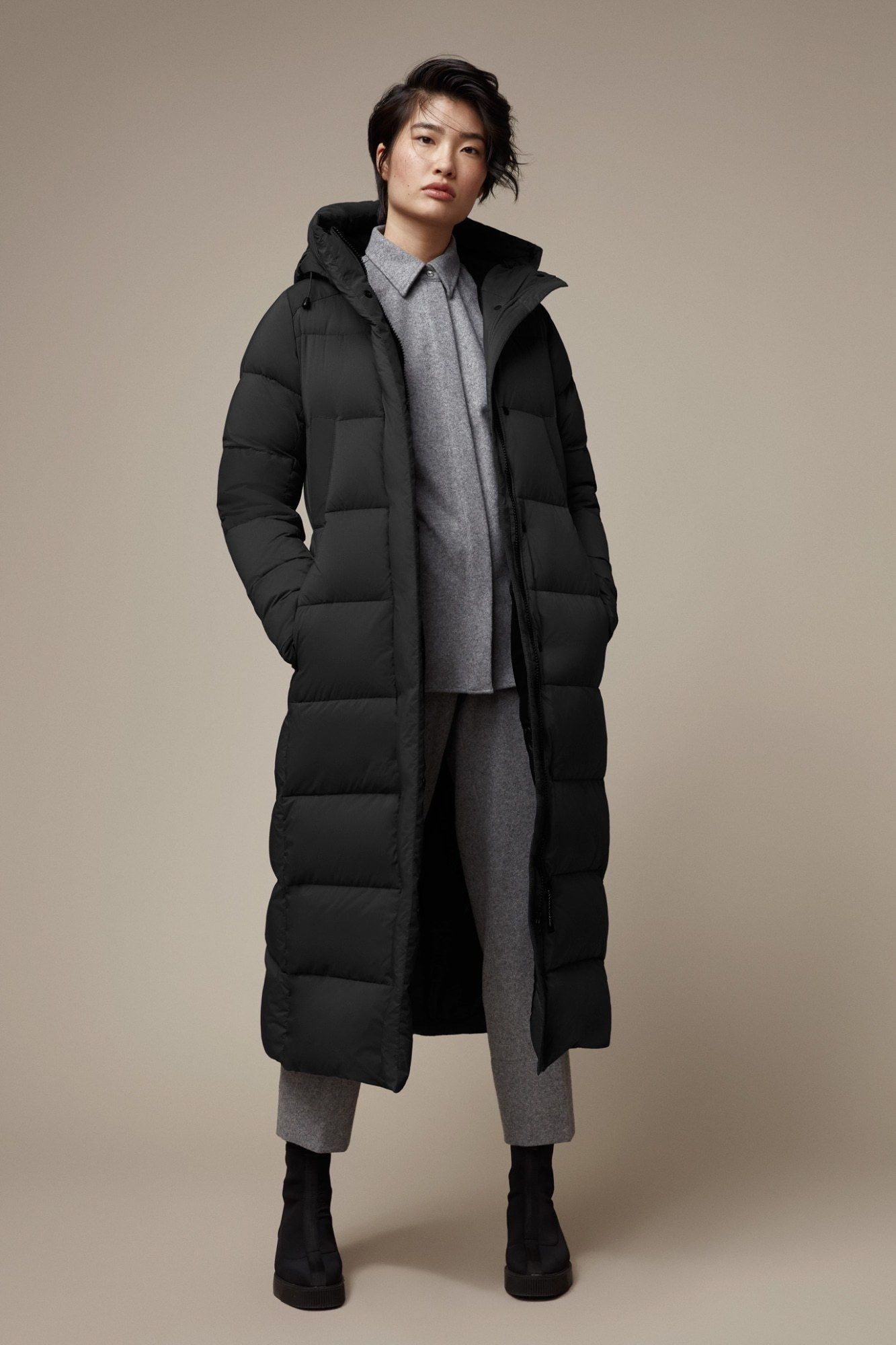 CANADA GOOSE*ALLISTON PARKA*フュージョン*ロング丈ダウン (CANADA ...
