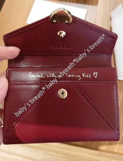 ギフトにも♪【国内即発☆Paul Smith】ラブレター パスケース