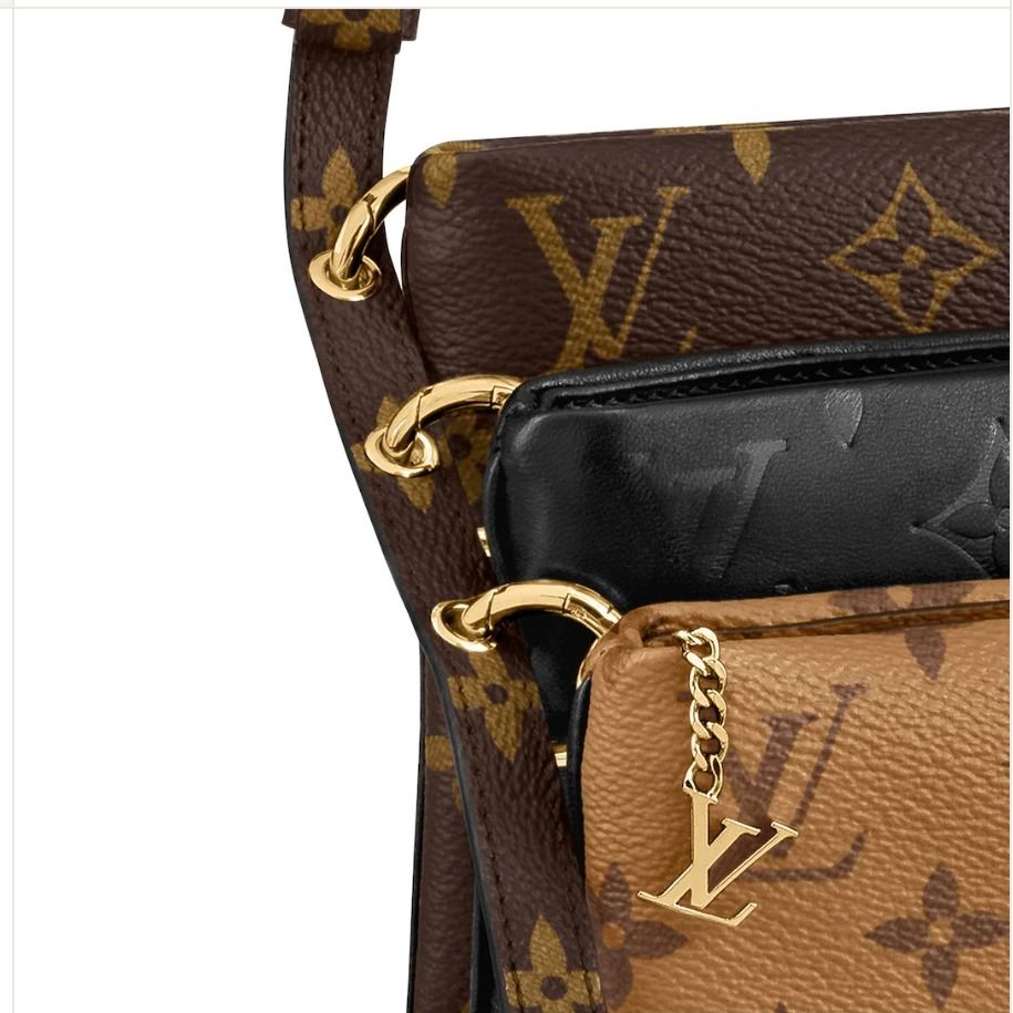 直営店☆ルイヴィトン☆アレンジ自在!3連ポーチ♪ポシェット LV3 ...