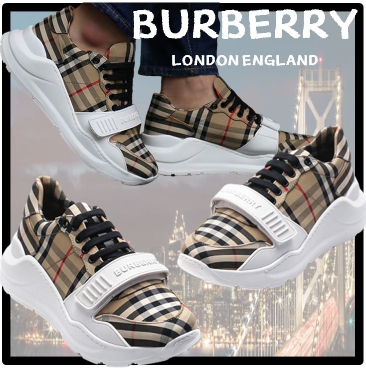 ☆送料・関税込☆BURBERRY☆Vintage Check Sneakers☆スニーカー 国内店舗正規品 スニーカー BURBERRY スニーカー