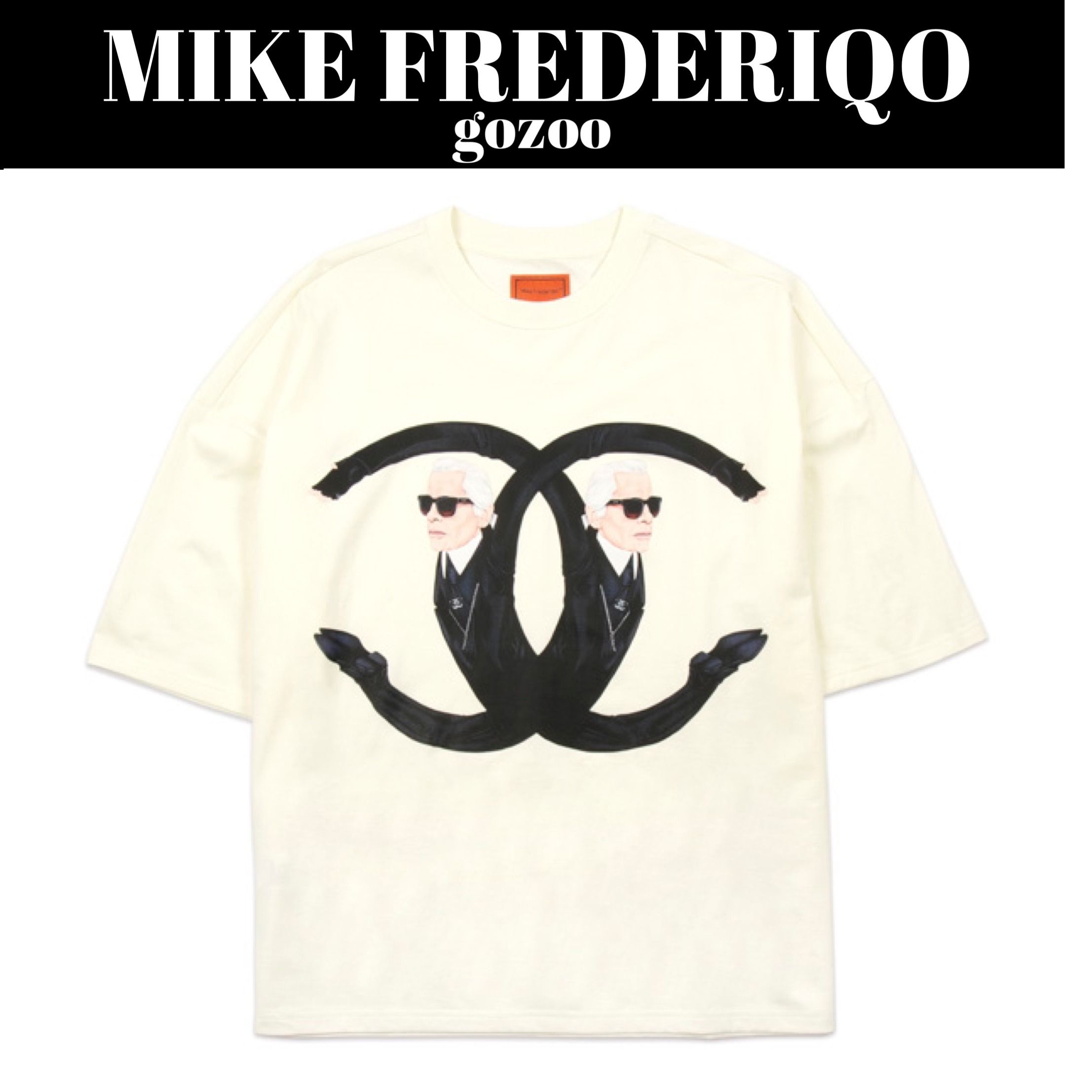 マイクフレデリコ】シャネル ロゴ Tシャツ (Mike Frederiqo/Tシャツ マイクフレデリコ】シャネル ロゴ Tシャツ (Mike Frederiqo/Tシャツ