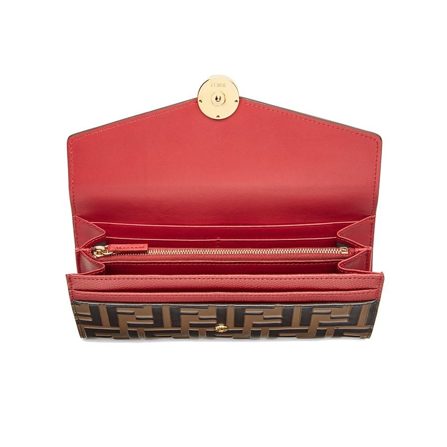 FENDI】F IS FENDI FF ロゴ入コンチネンタルロング財布 8M0251 (FENDI FENDI】F IS FENDI FF ロゴ入コンチネンタルロング財布 8M0251 (FENDI