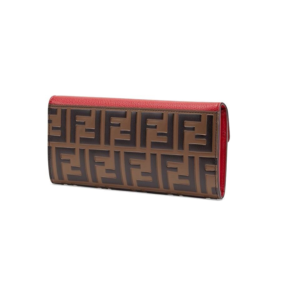 FENDI】F IS FENDI FF ロゴ入コンチネンタルロング財布 8M0251 (FENDI FENDI】F IS FENDI FF ロゴ入コンチネンタルロング財布 8M0251 (FENDI