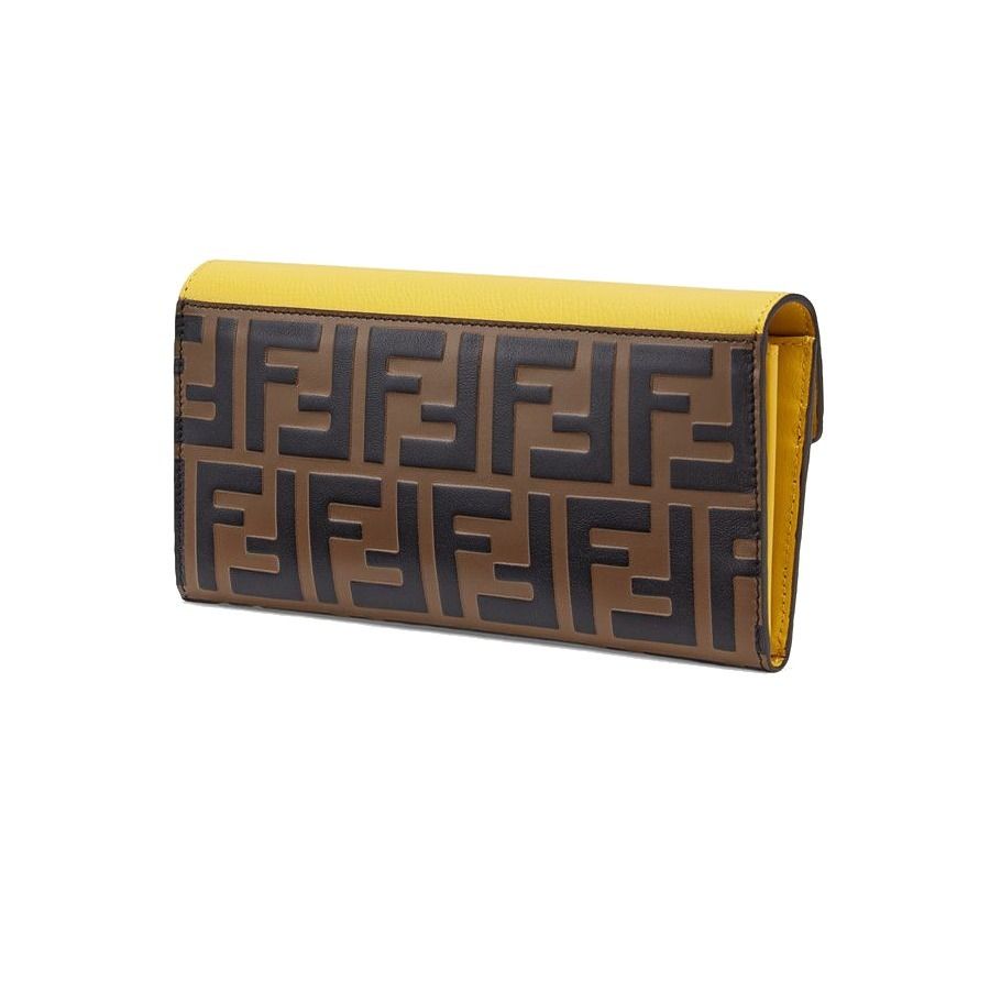 FENDI】F IS FENDI FF ロゴ入コンチネンタルロング財布 8M0251 (FENDI FENDI】F IS FENDI FF ロゴ入コンチネンタルロング財布 8M0251 (FENDI