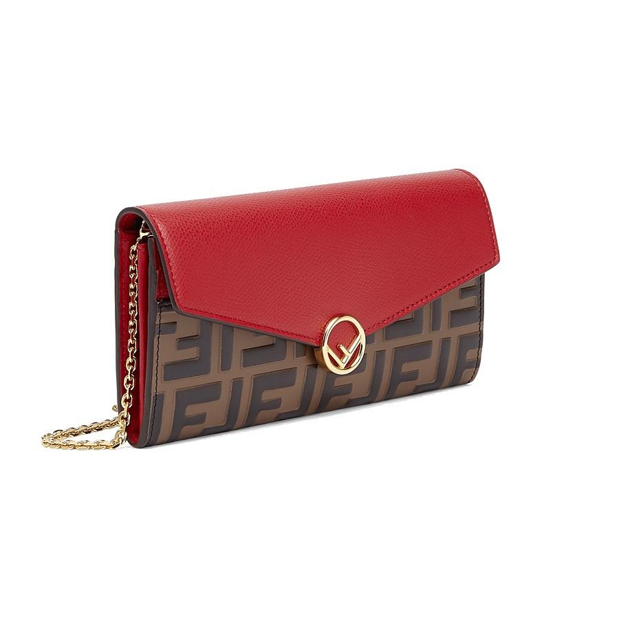 FENDI】F IS FENDI*チェーン付きコンチネンタル財布 8M0365 (FENDI/長 FENDI】F IS FENDI*チェーン付きコンチネンタル財布 8M0365 (FENDI/長