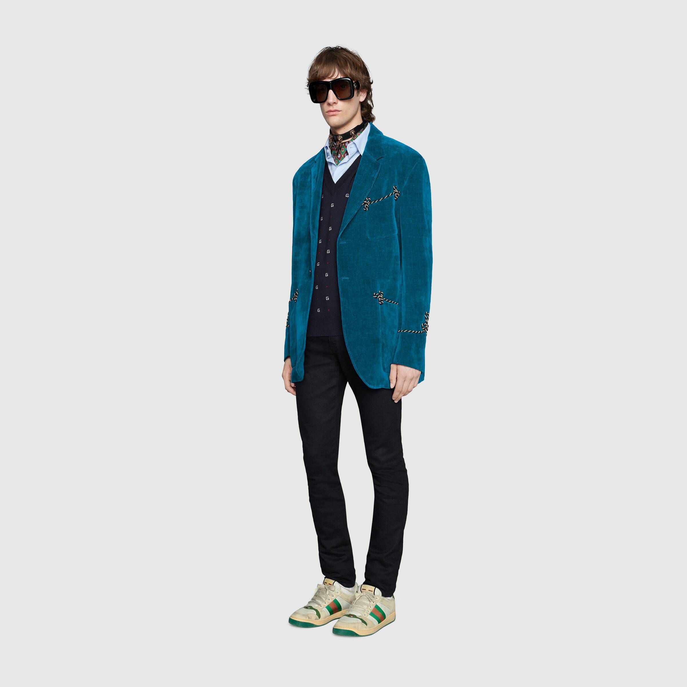 累積売上総額第1位【GUCCI☆20/21秋冬】WOOL JACQUARD VEST (GUCCI 累積売上総額第1位【GUCCI☆20/21秋冬】WOOL JACQUARD VEST (GUCCI