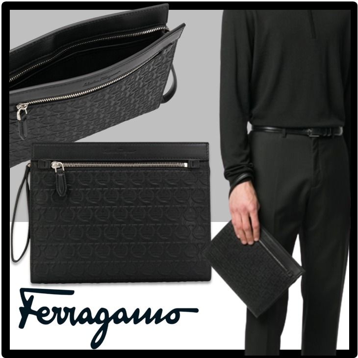 【在庫有】 ferragamo クラッチバッグ salvatore - クラッチバッグ