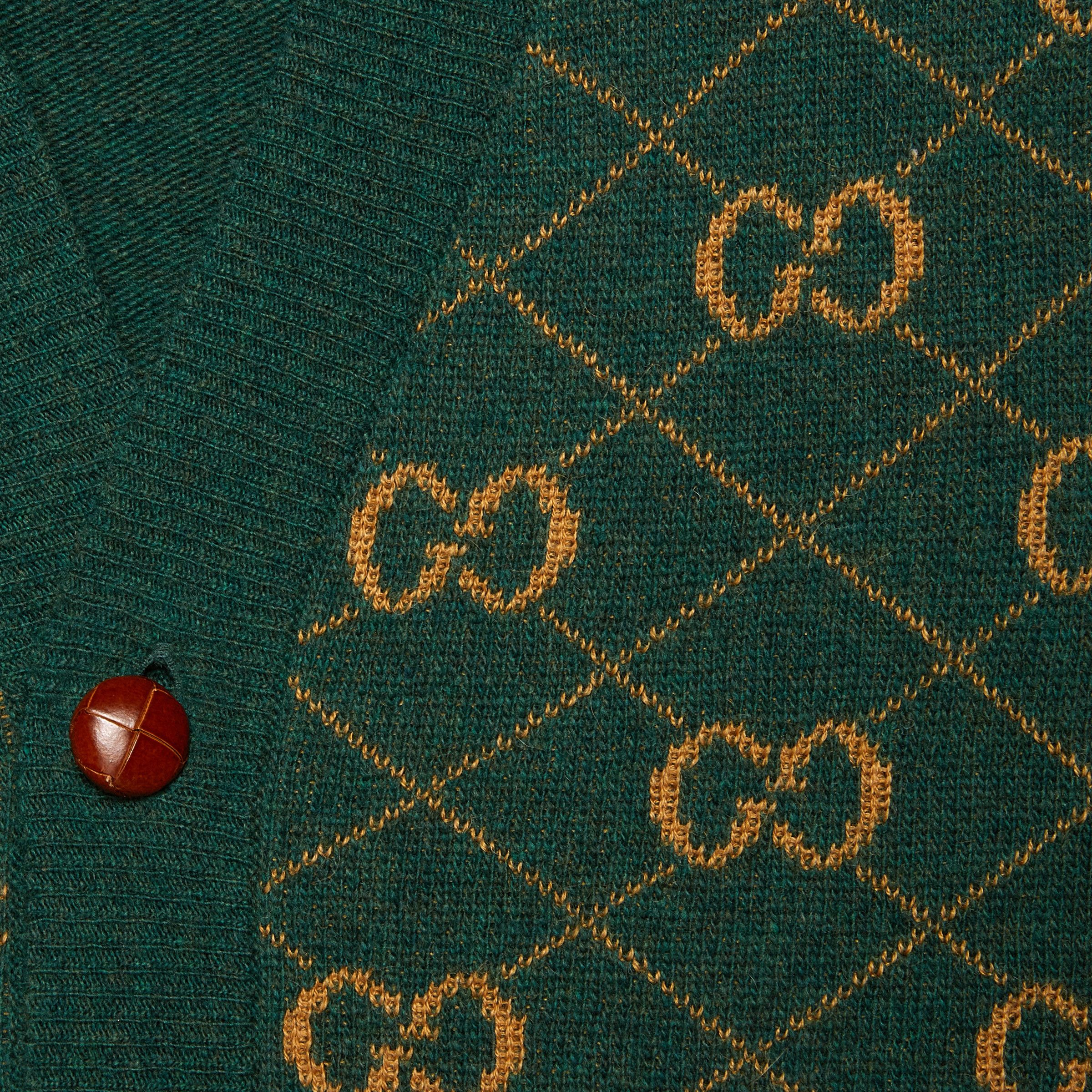 累積売上総額第1位【GUCCI☆20/21秋冬】ARGYLE KNIT WOOL VEST (GUCCI ...