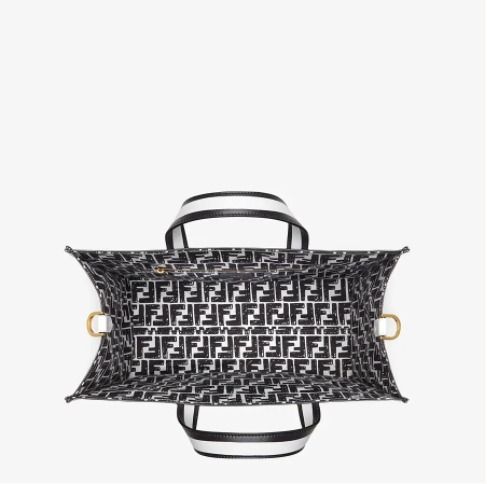 FENDI】ショッパー トートバッグ ショルダーバッグ / ホワイト (FENDI FENDI】ショッパー トートバッグ ショルダーバッグ / ホワイト (FENDI