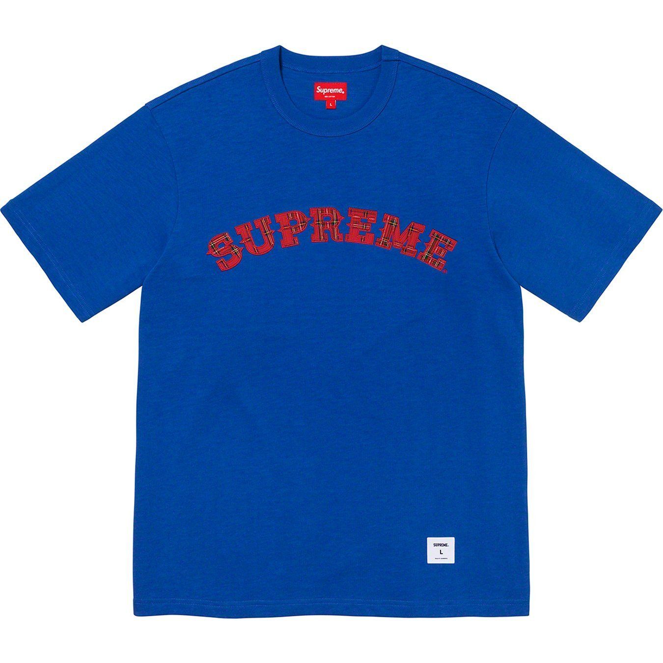 20AW Week1 立ち上げ Supreme Plaid Applique S/S Top S〜XL