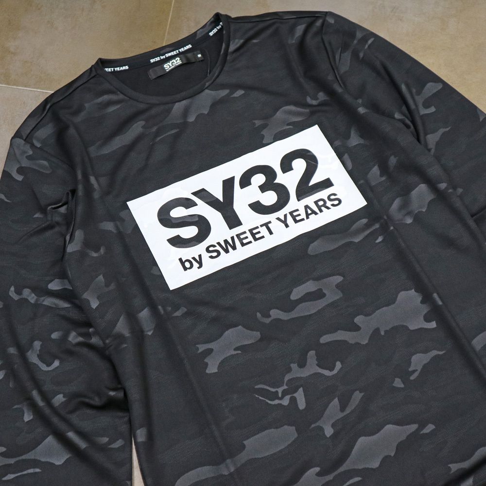 国内発送☆SY32 by SWEETYEARS エンボスカモBOXロゴ L/S TEE 国内発送☆SY32 by SWEETYEARS エンボスカモBOXロゴ L/S TEE