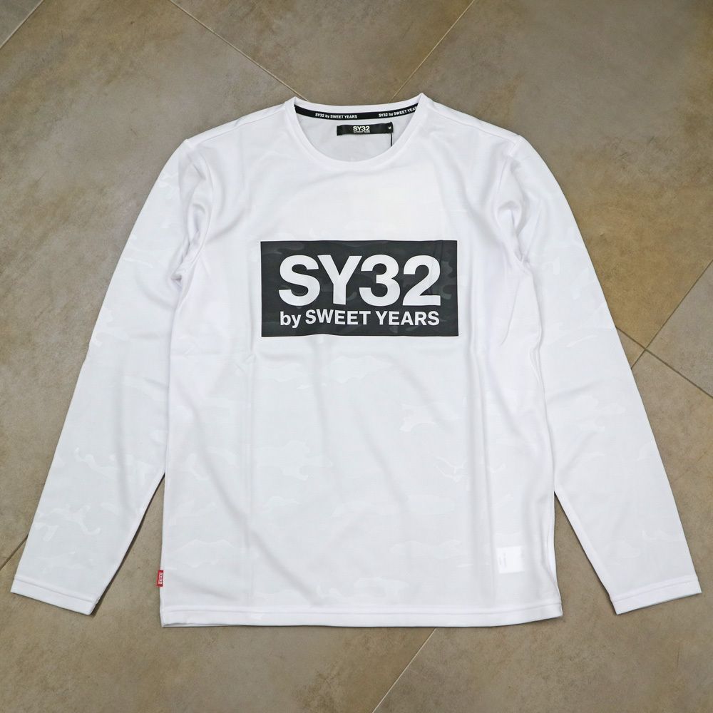国内発送☆SY32 by SWEETYEARS エンボスカモBOXロゴ L/S TEE (SWEET 国内発送☆SY32 by SWEETYEARS エンボスカモBOXロゴ L/S TEE (SWEET