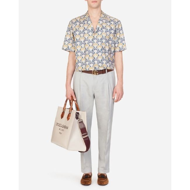 DOLCE&GABBANA】ロゴ ショッピングバッグ カーフスキン (Dolce DOLCE&GABBANA】ロゴ ショッピングバッグ カーフスキン (Dolce