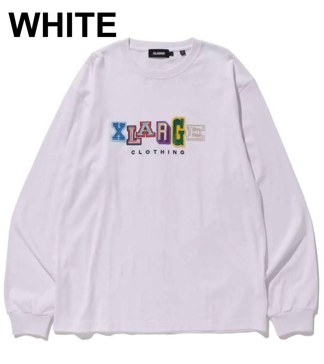 XLARGE] MULTI COLLEGE LOGO 長袖Tシャツ