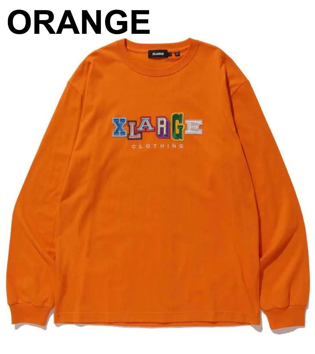 XLARGE] MULTI COLLEGE LOGO 長袖Tシャツ
