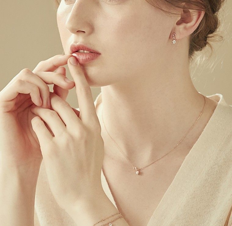 ☆STONE HENgE ☆ Posy 14K ローズゴールド ピアス ☆STONE HENgE☆ Posy 14K ローズゴールド ピアス
