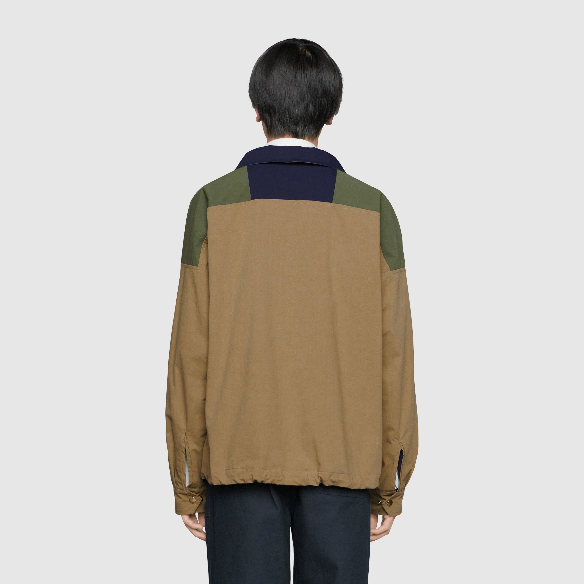 累積売上総額第1位【GUCCI☆20/21秋冬】COTTON NYLON JACKET (GUCCI ...