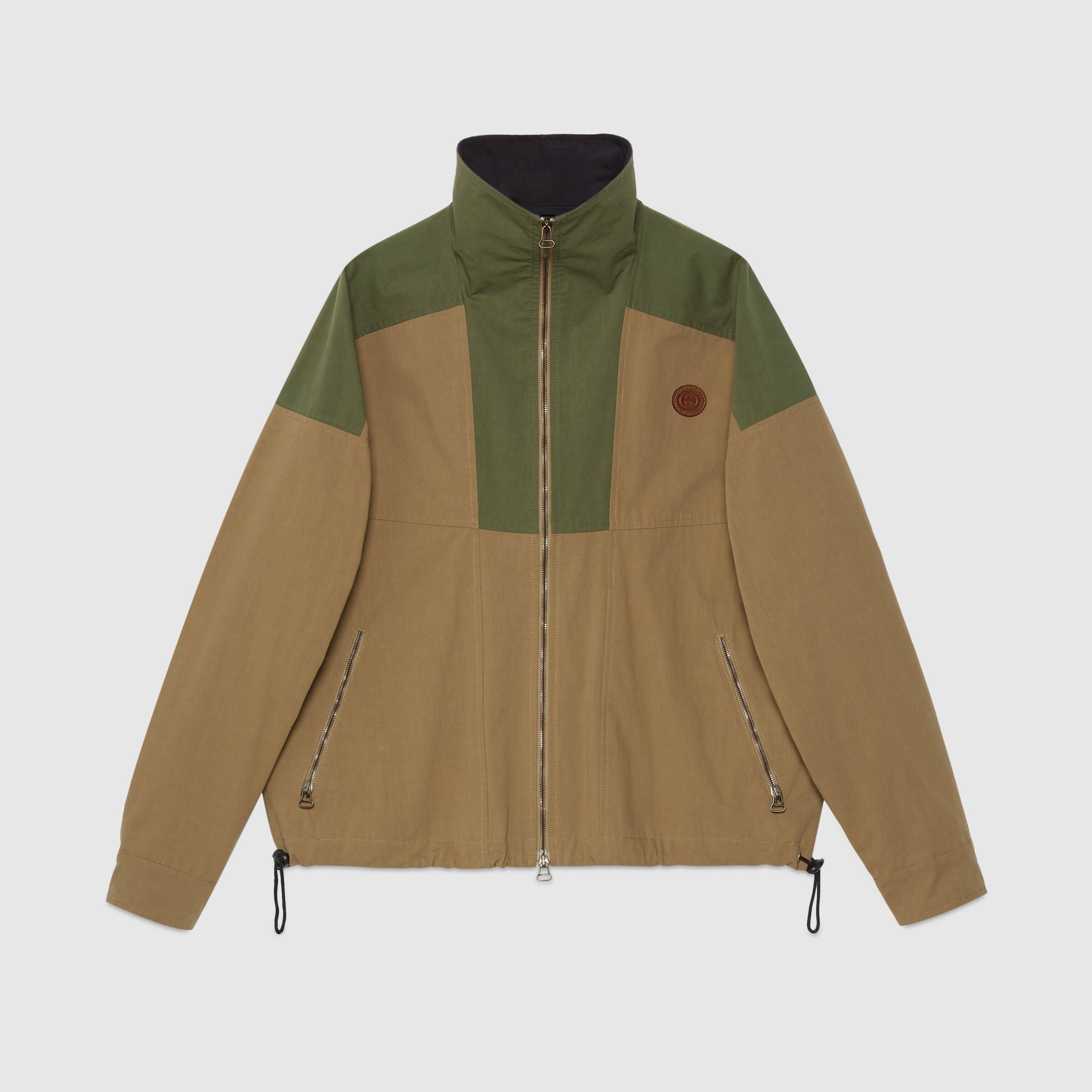 累積売上総額第1位【GUCCI☆20/21秋冬】COTTON NYLON JACKET (GUCCI ...