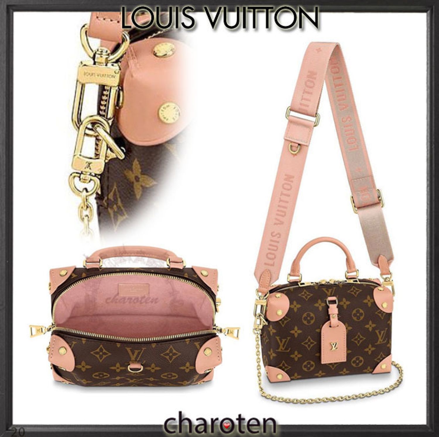 追跡付 使い方何通りも 最新 限定 トランク風ショルダ Louis Vuitton ショルダーバッグ ポシェット Buyma