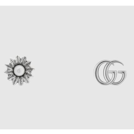ギフト 送料込 GUCCI 日本限定 ダブルG フラワー ピアス グッチ (GUCCI ...