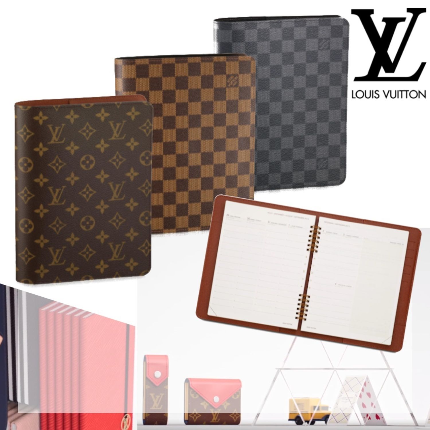 直営 Louis Vuittonアジェンダ ビジネス手帳カバー A5サイズ Louis Vuitton 手帳 スケジュール帳 R974 R R100 Buyma