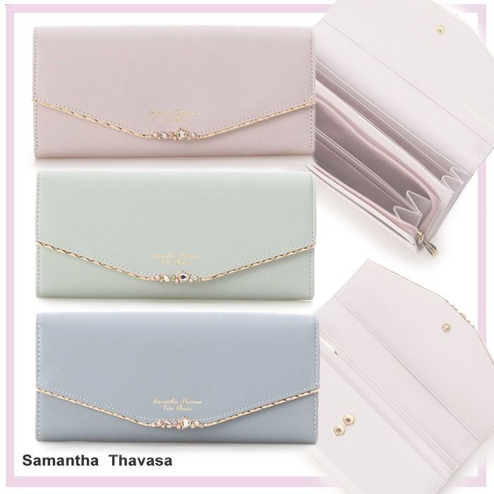2-5日着☆Samantha Vega☆新作 ハートジュエルバーかぶせ長財布 ...