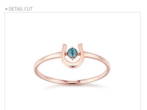 ☆STONE HENgE☆ Lucky U 14K RoseGold 指輪 (STONEHENgE/指輪・リング ...