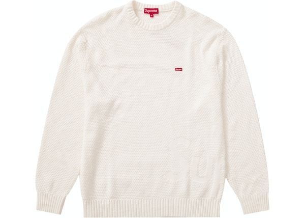 スウェット・トレーナー Supreme Textured Small Box Sweater FW 20 WEEK 3 Supreme Textured Small Box Sweater (FW20) - $138