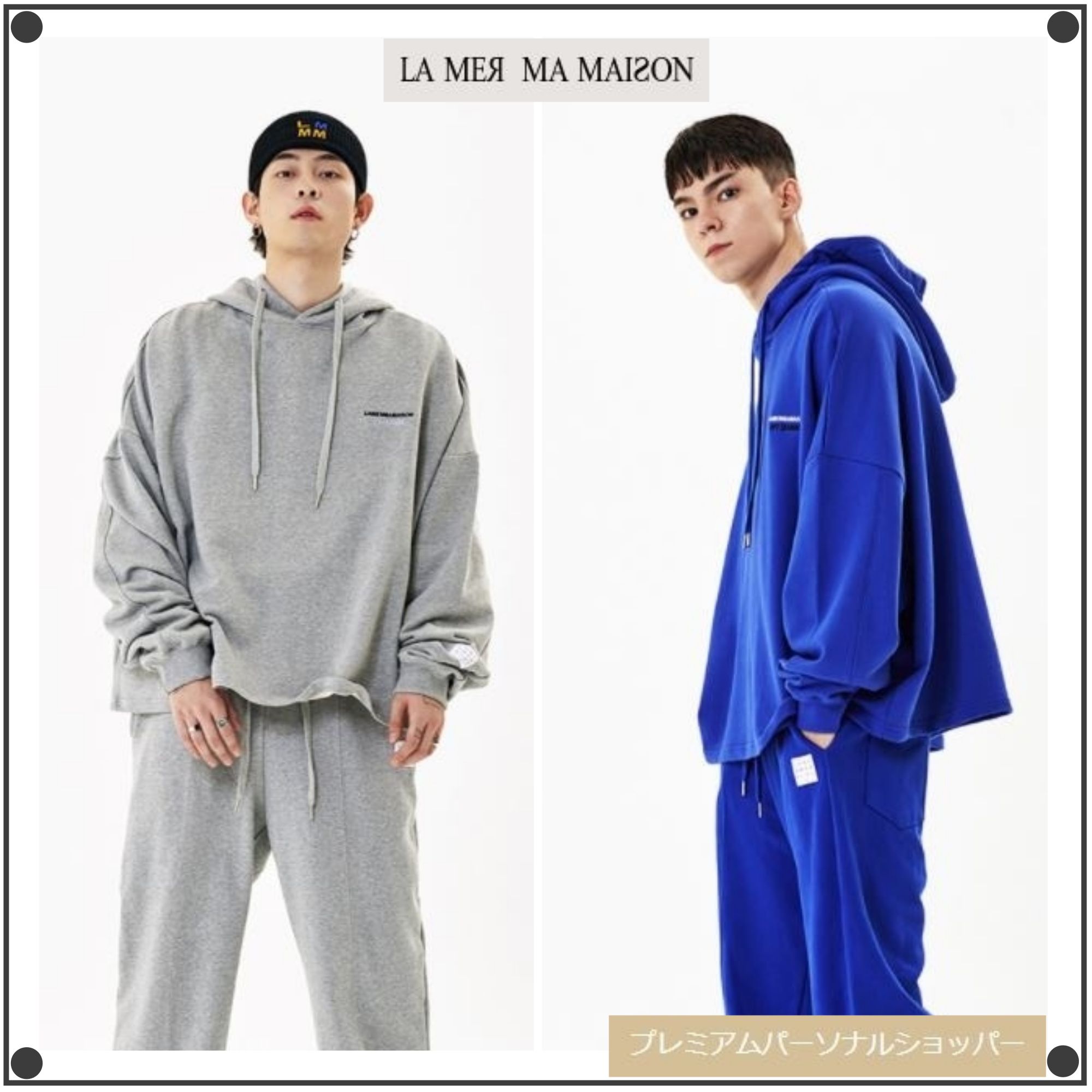 日本未入荷La Mer Ma MaisonのLMMM 3XL HOOD T-SHIRT 全2色 日本未入荷La Mer Ma MaisonのLMMM 3XL HOOD T-SHIRT 全2色