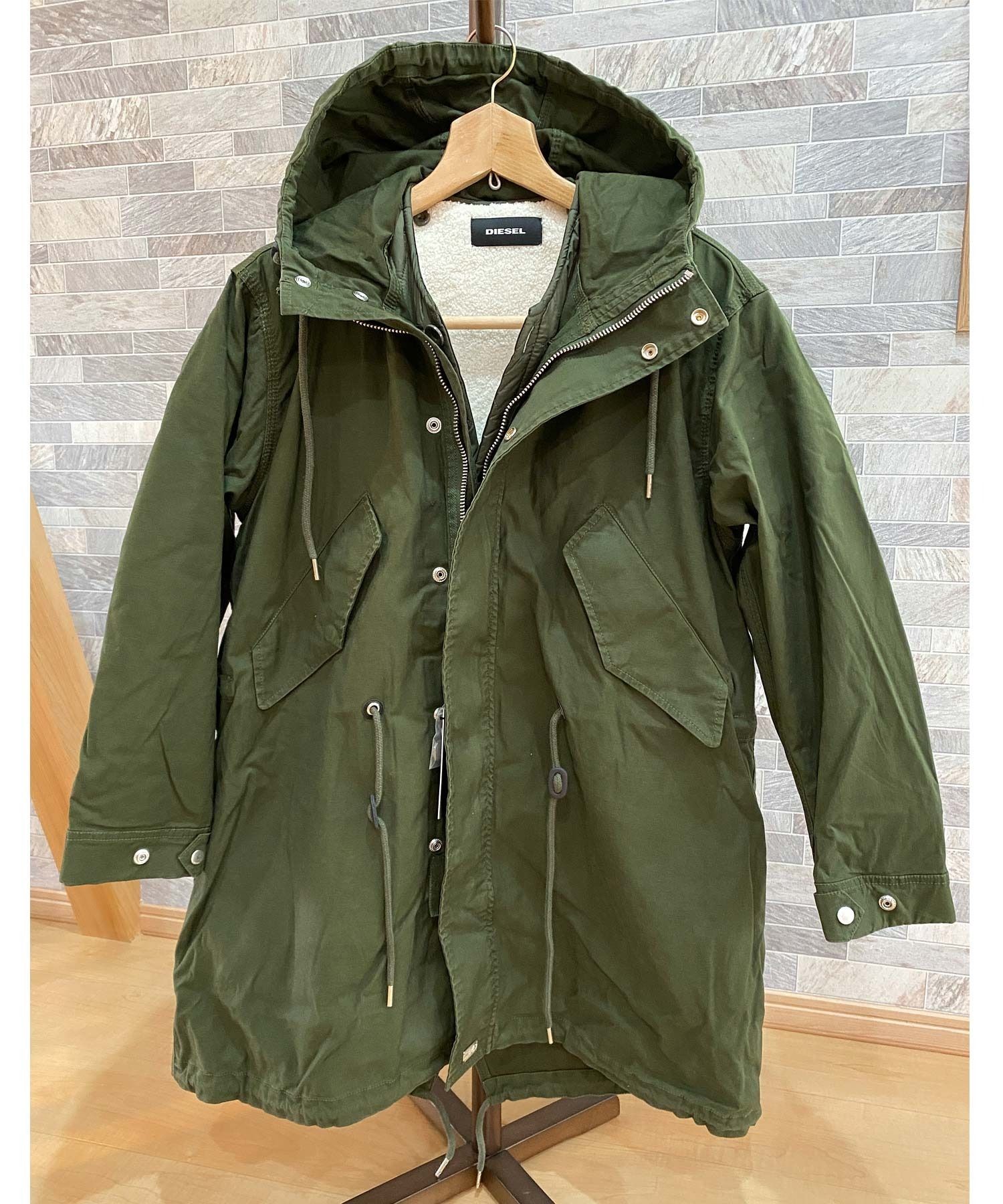 限定販売】 【美品】DIESEL 3WAYモッズコート - モッズコート - www ...