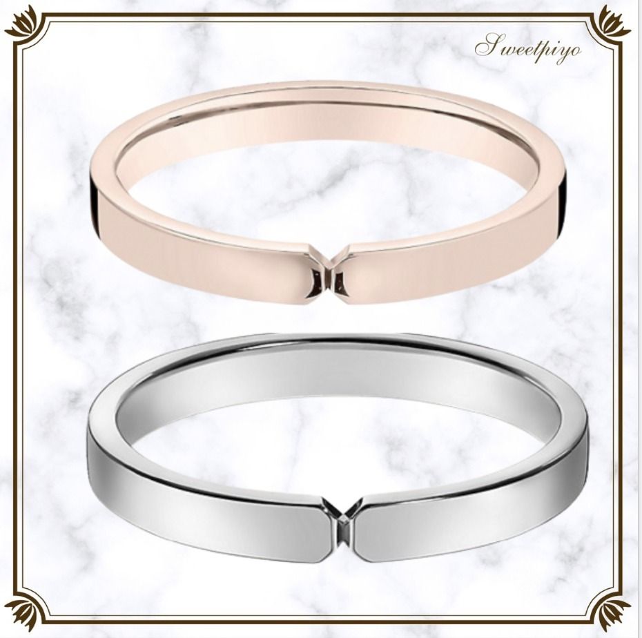 人気】エルメス☆結婚指輪 リング ピンクゴールド / プラチナ (HERMES 未使用の新品です エルメス ケリーリング 指輪 ピンクゴルード リング