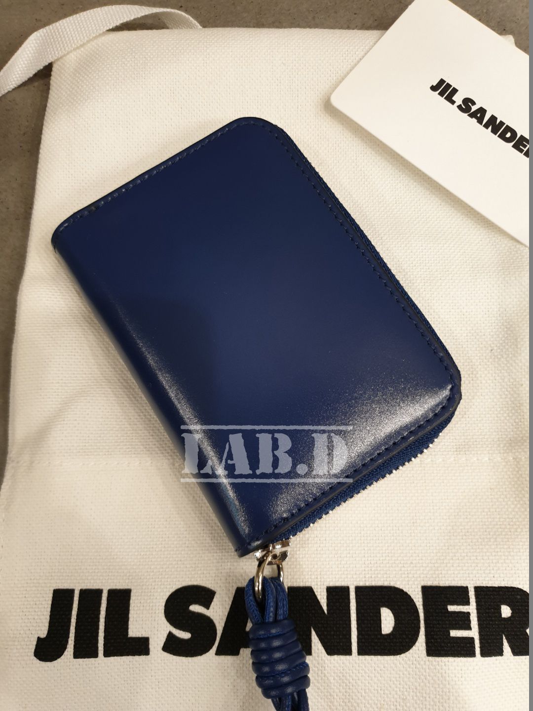JIL SANDER = TANGLE TANGLE ZIP-AROUND SMALL WALLET 財布 青 (Jil ...