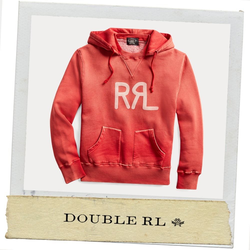 ★RRL★アメカジ★ ロゴフリースフーディパーカー ★RRL★アメカジ★ ロゴフリースフーディパーカー