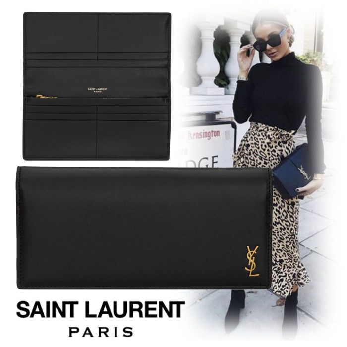 国内発送◇サンローラン◇注目!YSL コンチネンタルウォレット (Saint sale販売店 美品サンローランコンチネンタルウォレット 長財布
