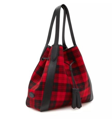 マルベリー ミリートート チェック ショルダーバッグ (Mulberry