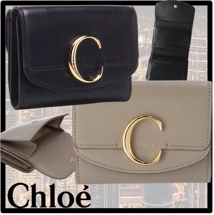 ☆クロエ☆Chloe☆C SMALL TRI-FOLD WALLET☆財布☆正規品☆人気 海外ブランド Chloeの折りたたみ財布。 折り財布