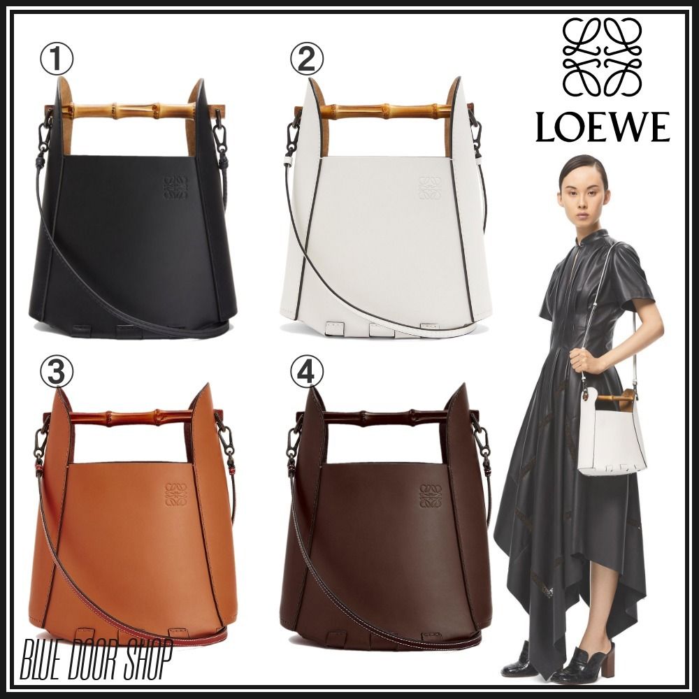 限定数入荷!【LOEWE】バンブー バケットバッグ 5色 カーフスキン ...