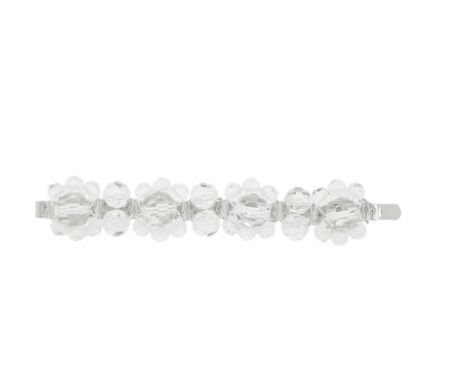 Simone Rocha ヘアピン ヘアーアクセサリー 花 クリア ビーズ (Simone ...