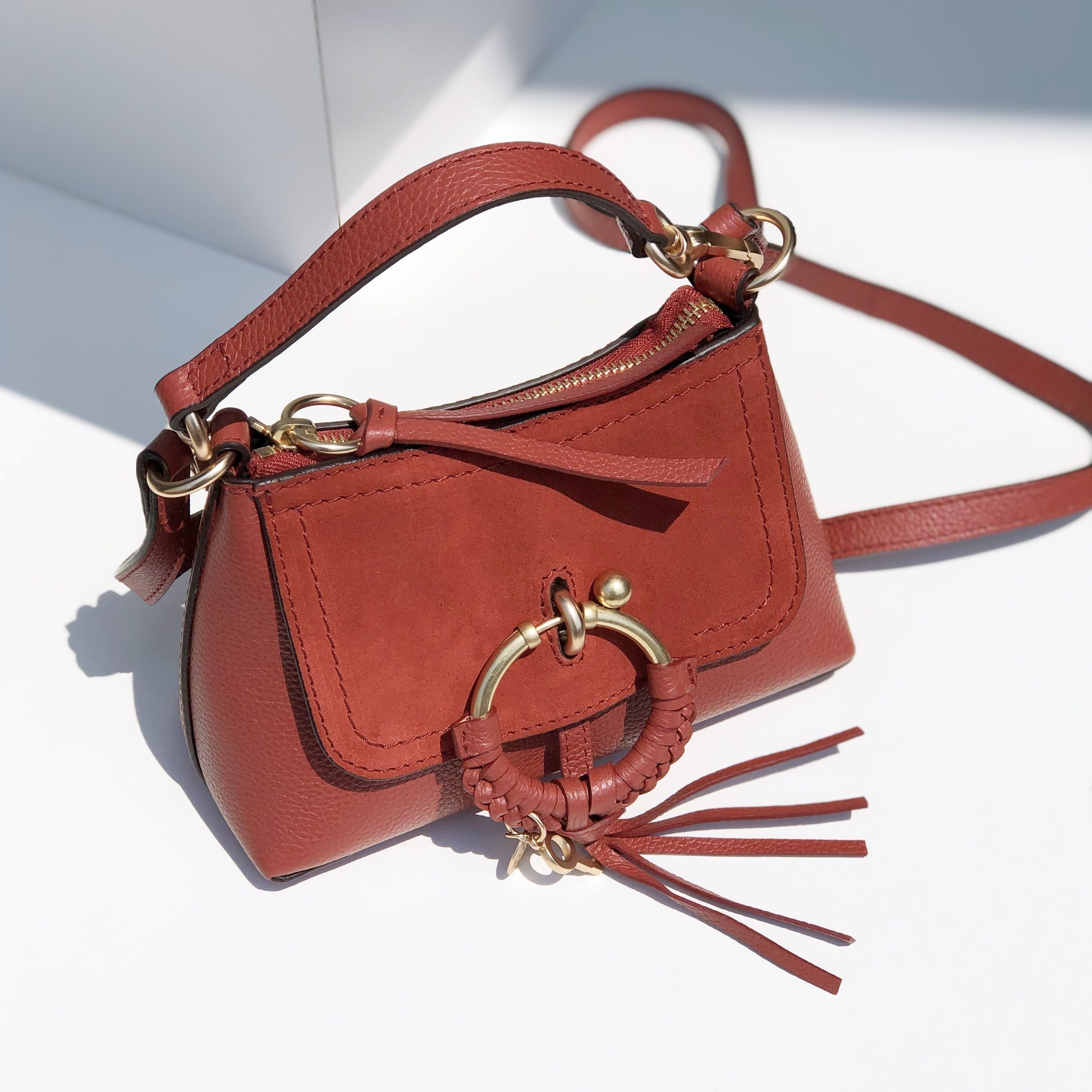 SEE BY CHLOE☆Mini Joan スエード ミニ ショルダーバッグ 2way (See SEE BY CHLOE☆Mini Joan スエード ミニ ショルダーバッグ 2way (See