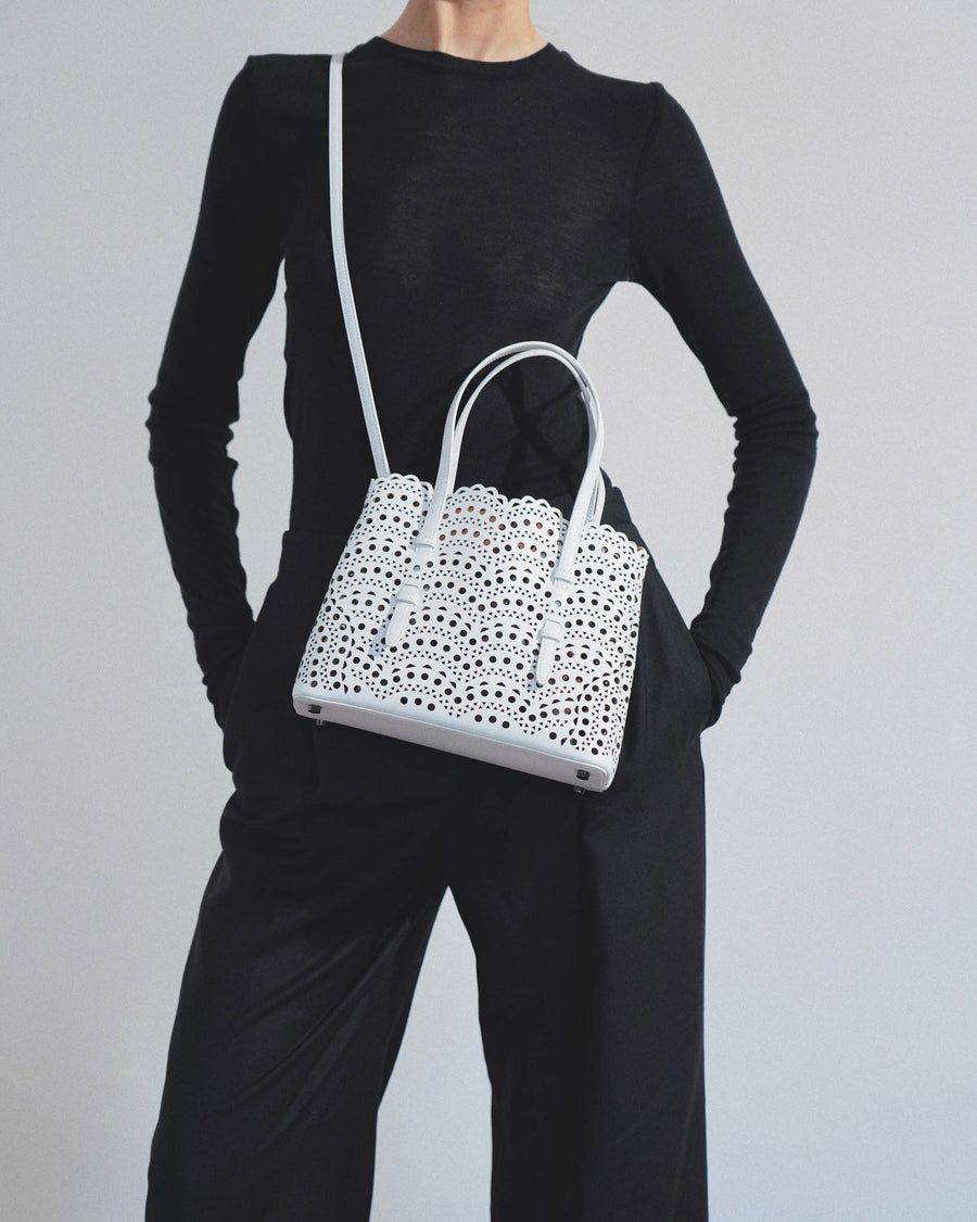 新品 ALAIA Mina 25 アライア レザー トートバッグ ショルダー