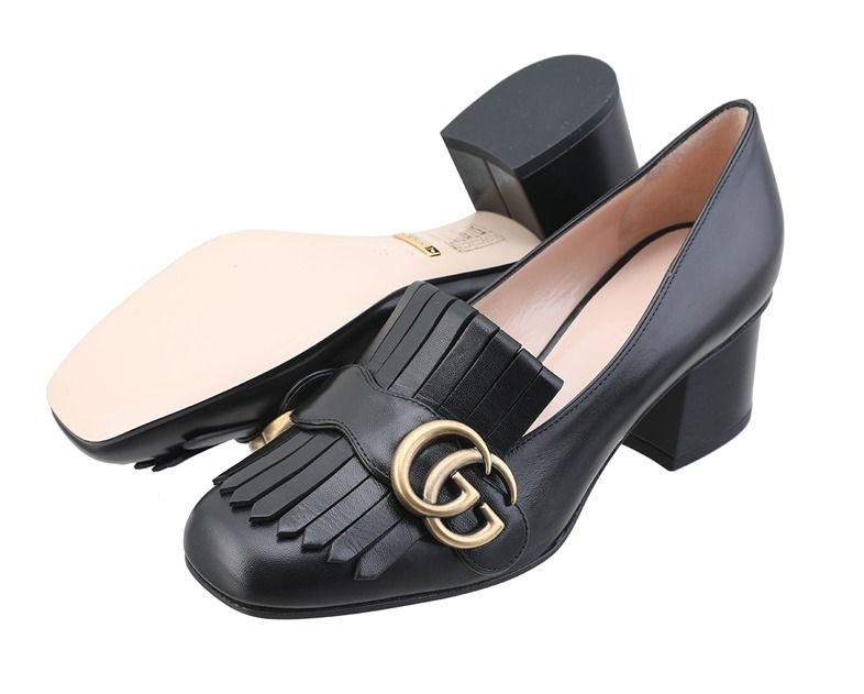 EMS発送】☆GUCCI☆ マーモント レザー パンプス (GUCCI/パンプス EMS発送】☆GUCCI☆ マーモント レザー パンプス (GUCCI/パンプス
