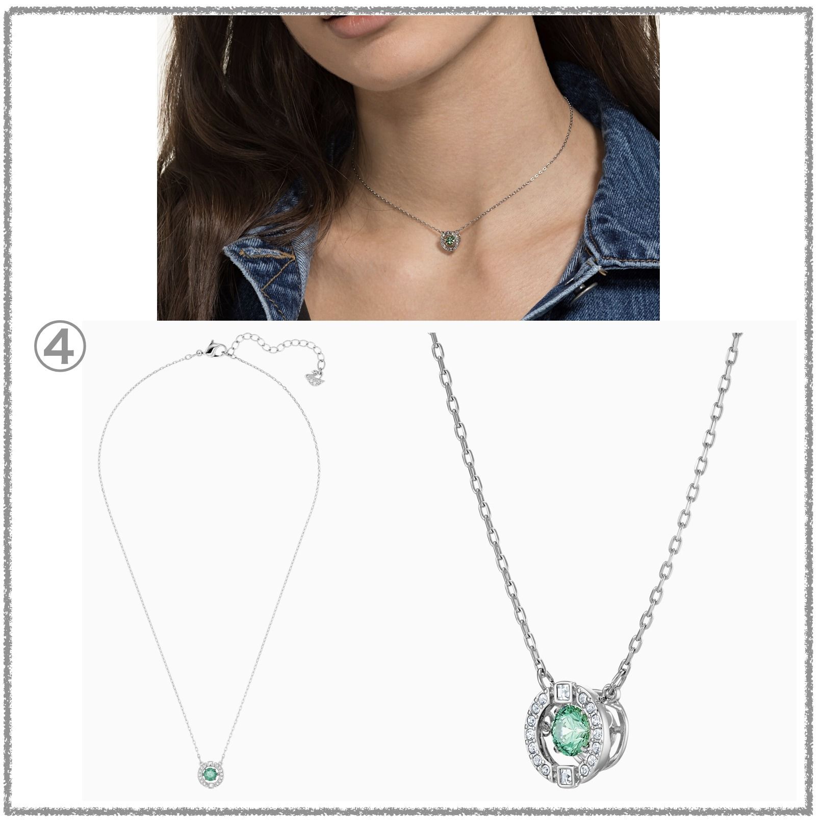 SWAROVSKI]*SPARKLING DANCE ROUND NECKLACE*ネックレス