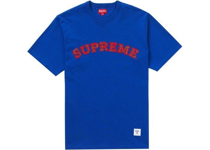 SUPREME シュプリーム★タータンチェックロゴTシャツ SUPREME シュプリーム☆タータンチェックロゴTシャツ (Supreme/T