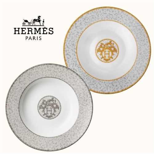 HERMES☆スーププレート 〈モザイク 24〉☆すぐ届く (HERMES/食器(皿 ...