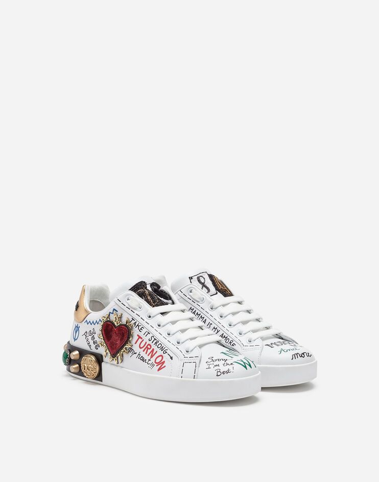 ☆直営店【D&G】 ポルトフィーノスニーカー ナッパカーフスキン (Dolce ☆直営店【D&G】 ポルトフィーノスニーカー ナッパカーフスキン (Dolce